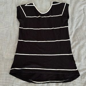 Black and white striped shirt
